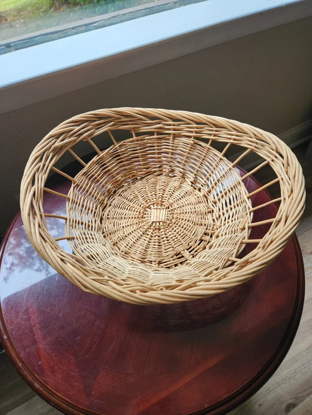 Woven Natural Rattan Decorative Basket
